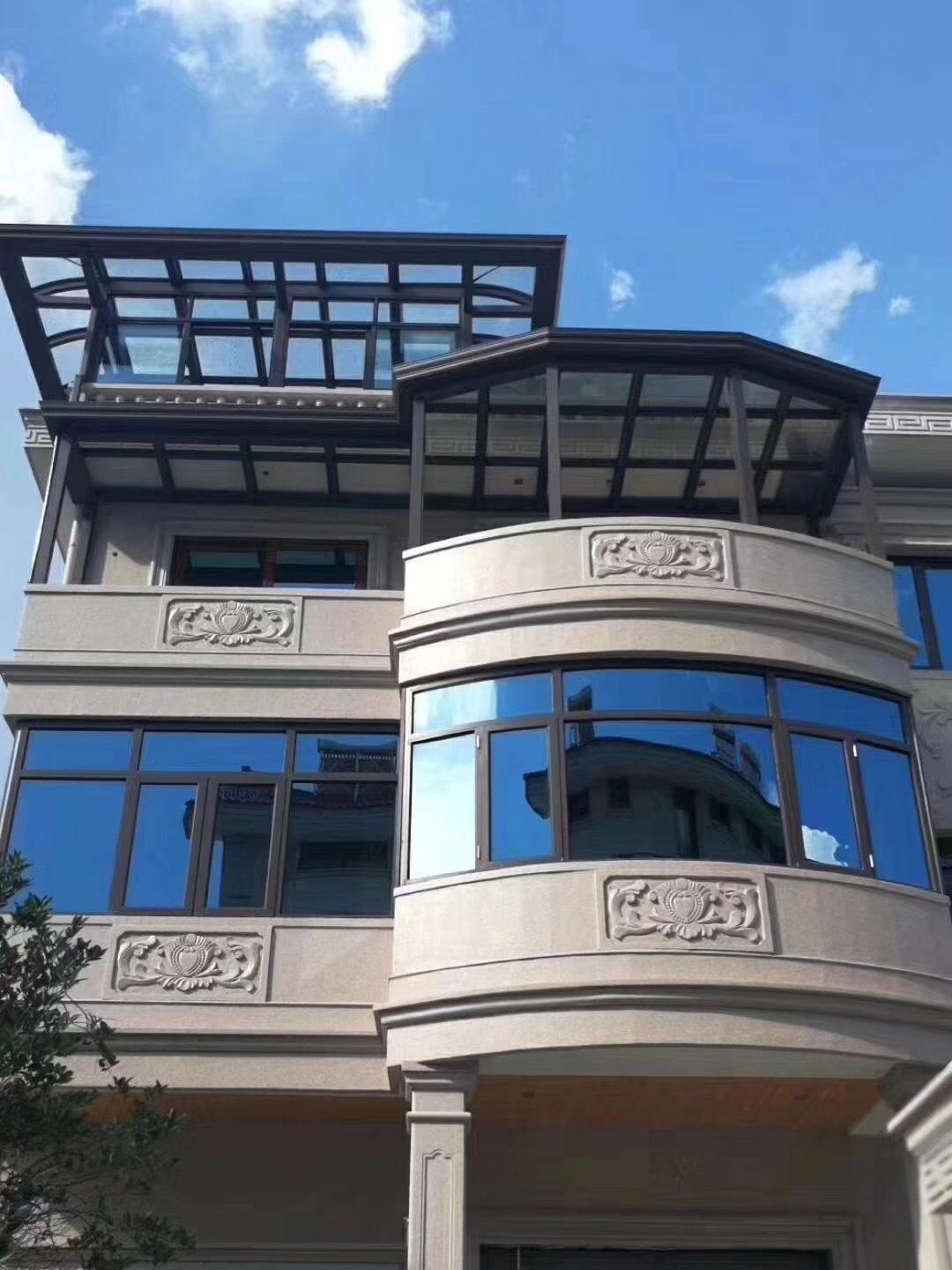 铝合金平开窗别墅封阳台85/108断桥隔热静音窗 厂家直供名汇门窗