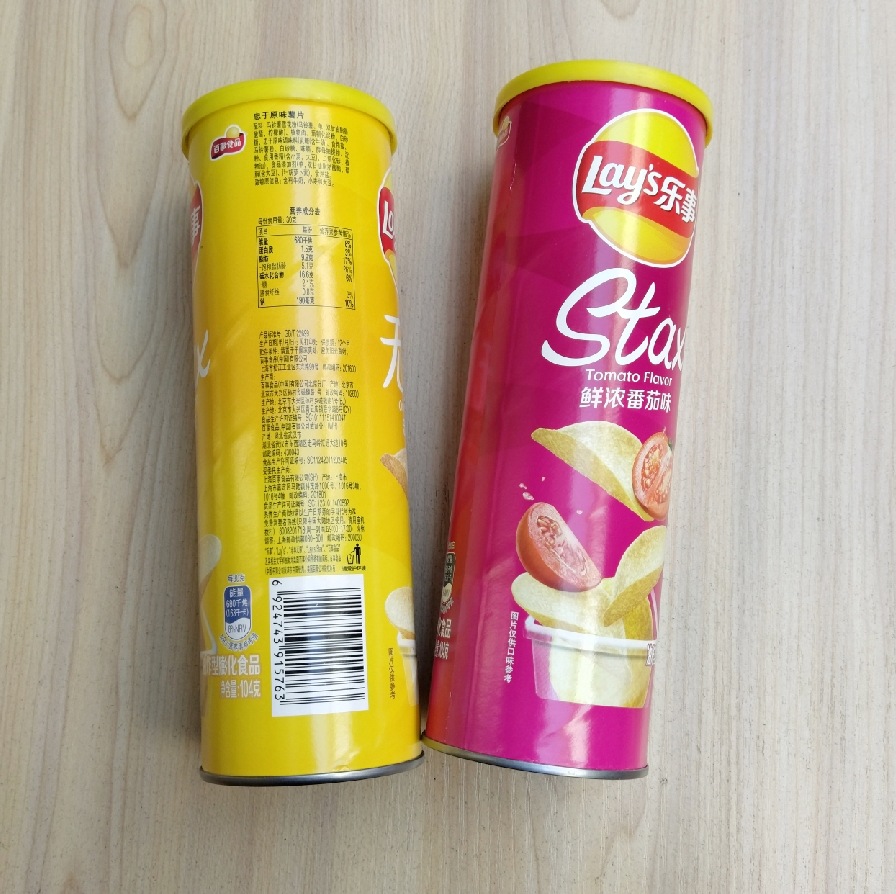 【包邮】乐事薯片104g桶装罐装薯片原味黄瓜番茄多口味 零食批发