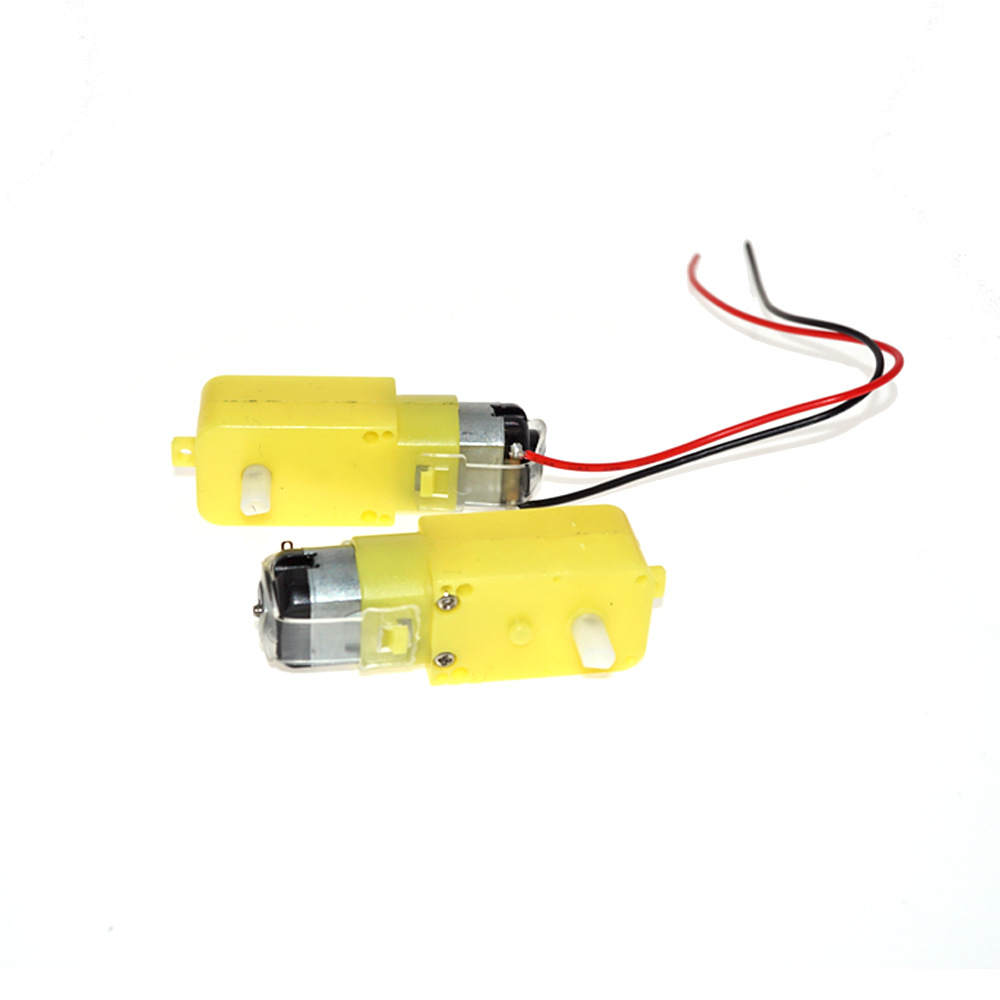 tt电机智能汽车机器人直流齿轮电机与电缆