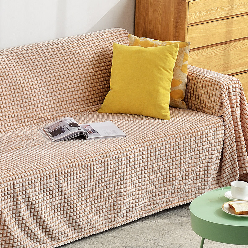 沙发盖布全盖通用防猫抓简约现代北欧盖巾沙发套罩加厚防滑全包