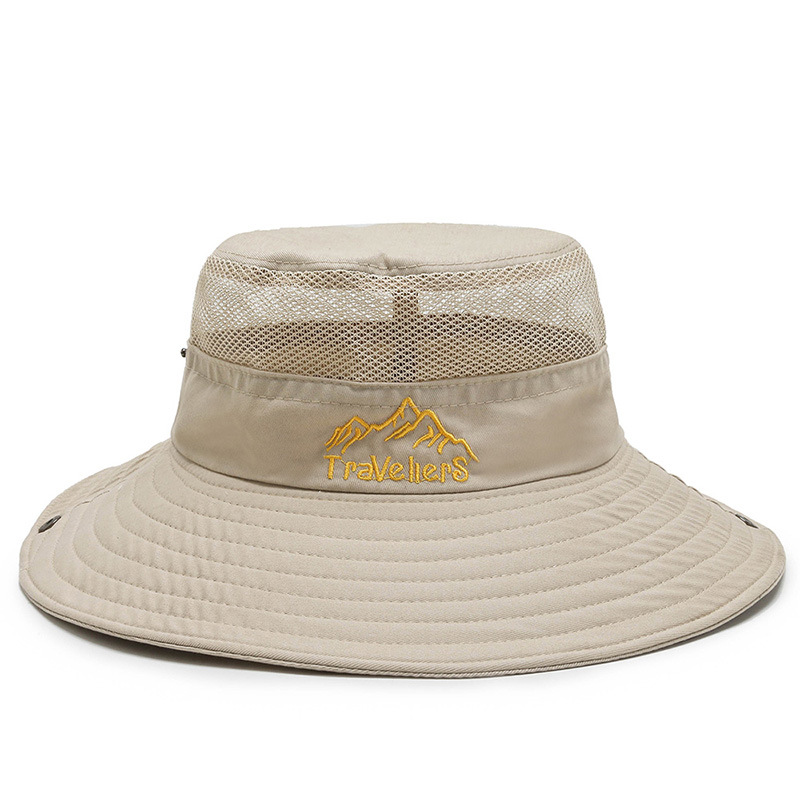 Hat Men's Summer Sun Hat Outdoor Breathable Sun Hat Men's Cycling Cap Bucket Hat Mountaineering Fishing Sun Hat