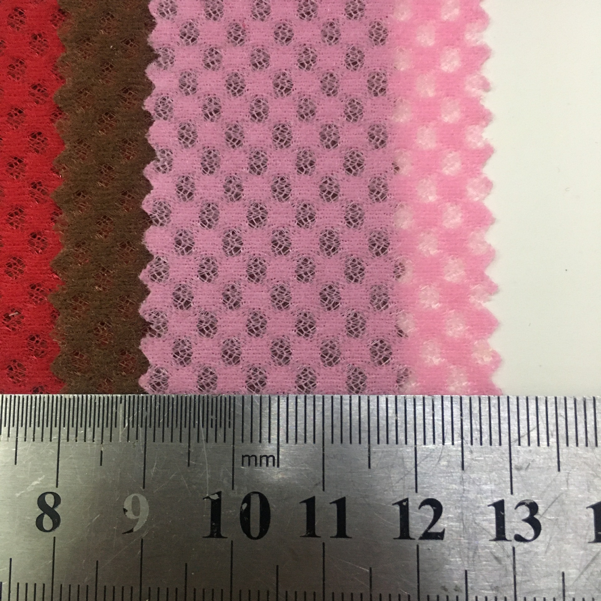 现货梅花网拉毛 抓毛提花网布 手袋箱包鞋材户外运动