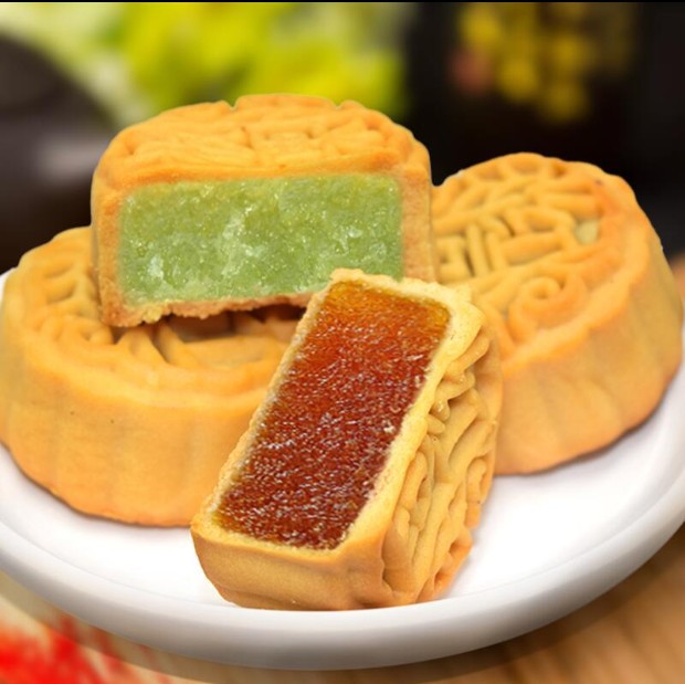 水果味散装月饼软皮五仁豆沙哈密瓜凤梨中秋广式迷你小月饼多口味
