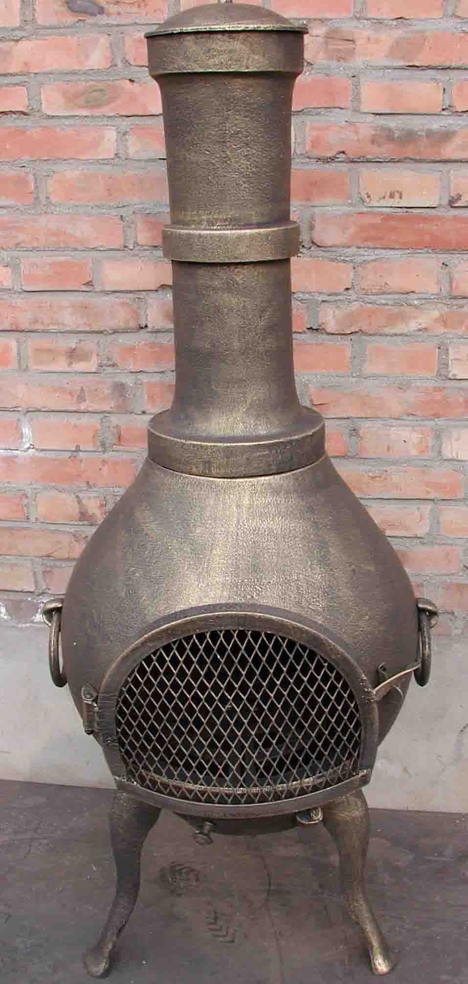 欧美款式锥形火炉,真火壁炉,户外火炉chimeneas