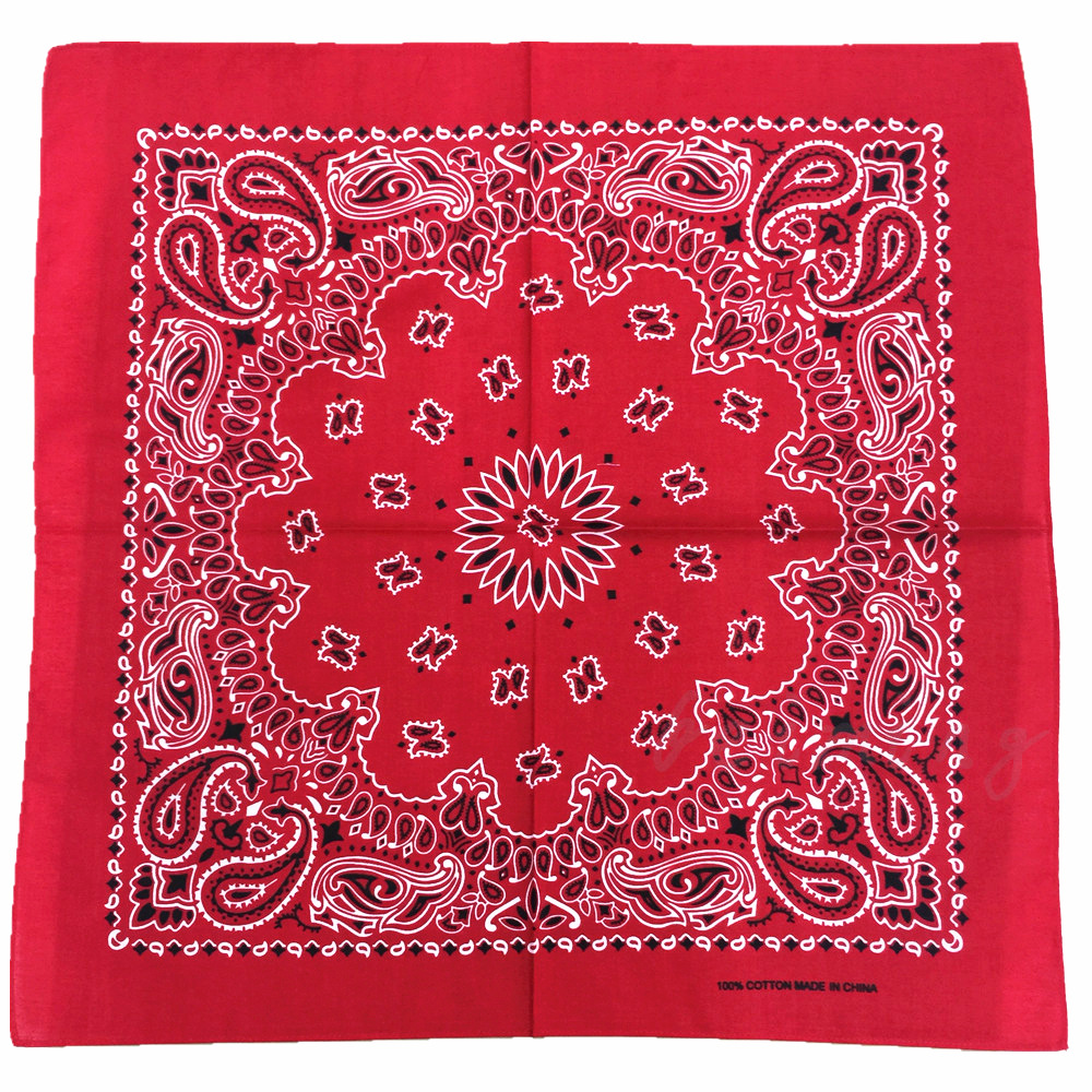 55公分 纯棉双腰果头巾大手帕 24色多花型现货长期库存 厂家直销