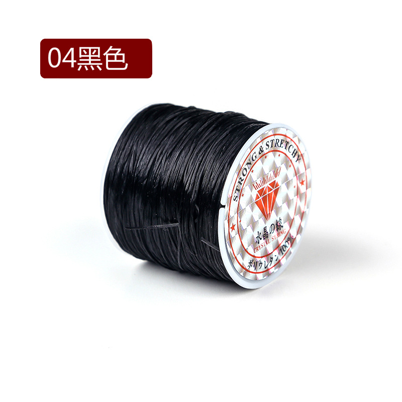 Spandex Flat Crystal Filament Hair Extension Elastic String DIY Handmade Filament Bracelet String Buddha Beads Rope Wholesale