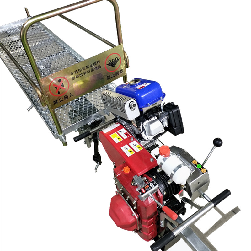 供应山地单轨运输车轨道爬坡载物运输车山地果园爬坡运输车单轨车