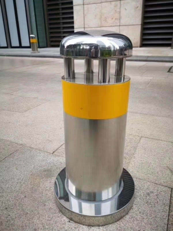 不锈钢活动路桩 警示柱 隔离 反光隔离桩 路障立柱防撞柱交通设