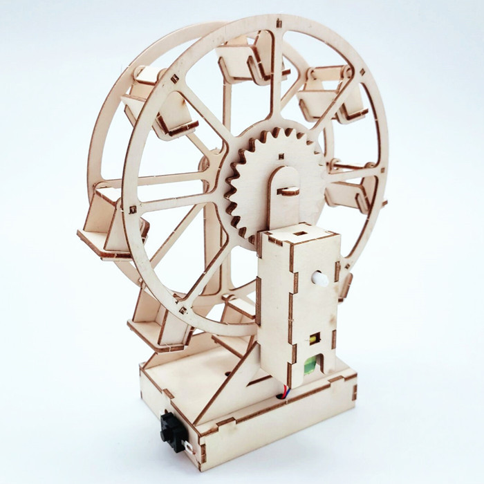 diy摩天轮模型 小学生科技小制作小发明科学实验玩具创客教育手工