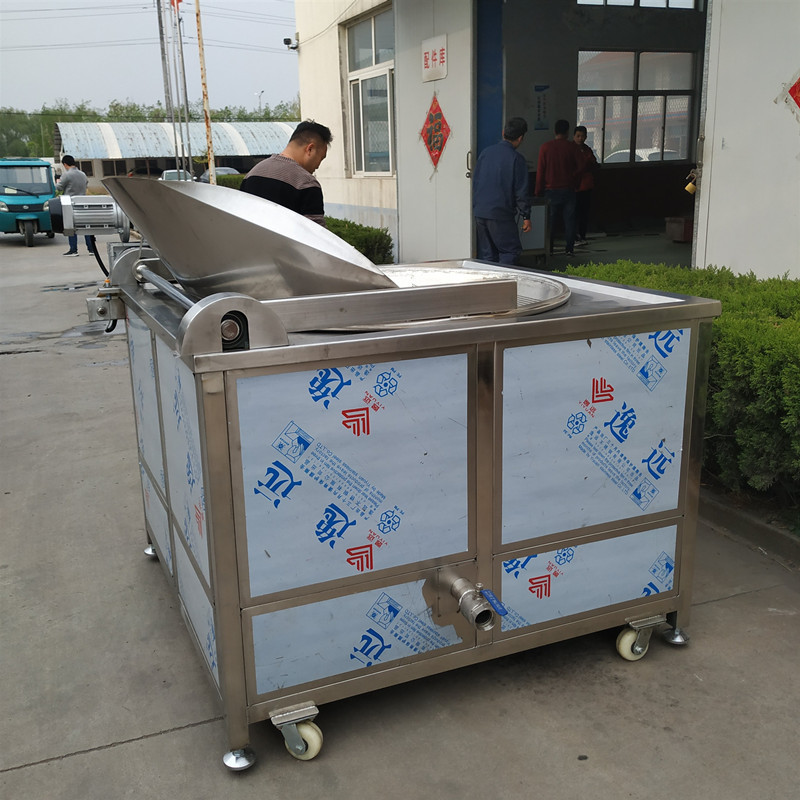 全自动煎饼果子油炸锅 商用电加热方便面油炸机设备 糯米条油炸机