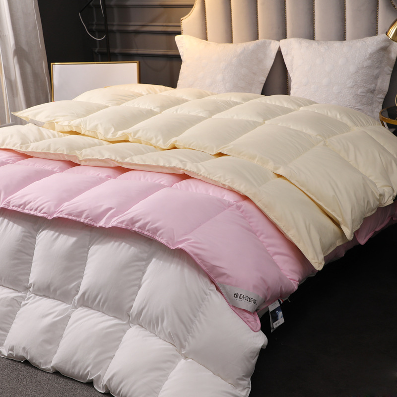 【防菌抗螨】羽绒被95白鹅绒冬被加厚保暖双人鸭绒被芯春秋被特价