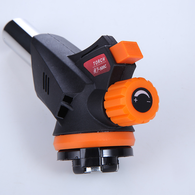 Cross-Border Wholesale Card Spray Gun Igniter Kitchen Gas Stove Electronic Lighter Inverted Barbecue Flame Gun