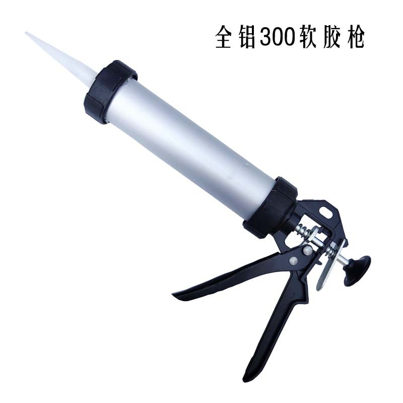 Manual Aluminum Alloy Glass Cement Gun Rubber Gun Labor-Saving Glue Caulking Gun Silicone Structure Sealant