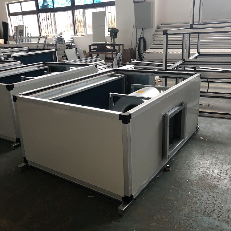 广州新风柜g-7we中央空调风柜8排管吊顶风柜冷量61.3kw超薄吊柜