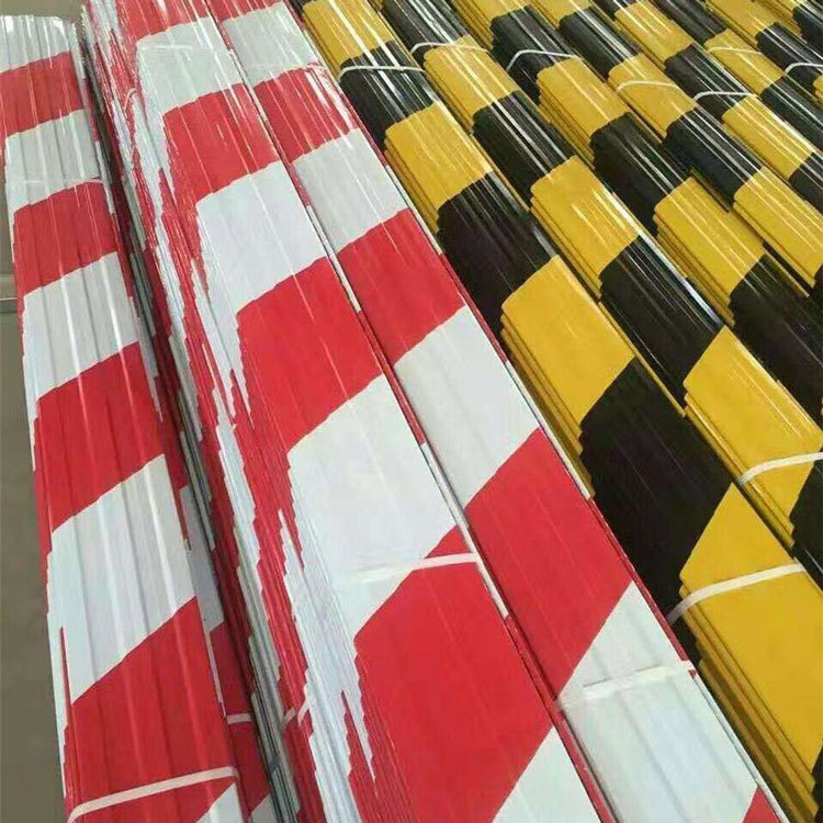 建筑工地工程外架警示带踢脚板施工金属踢脚线楼层隔离警示铁皮带