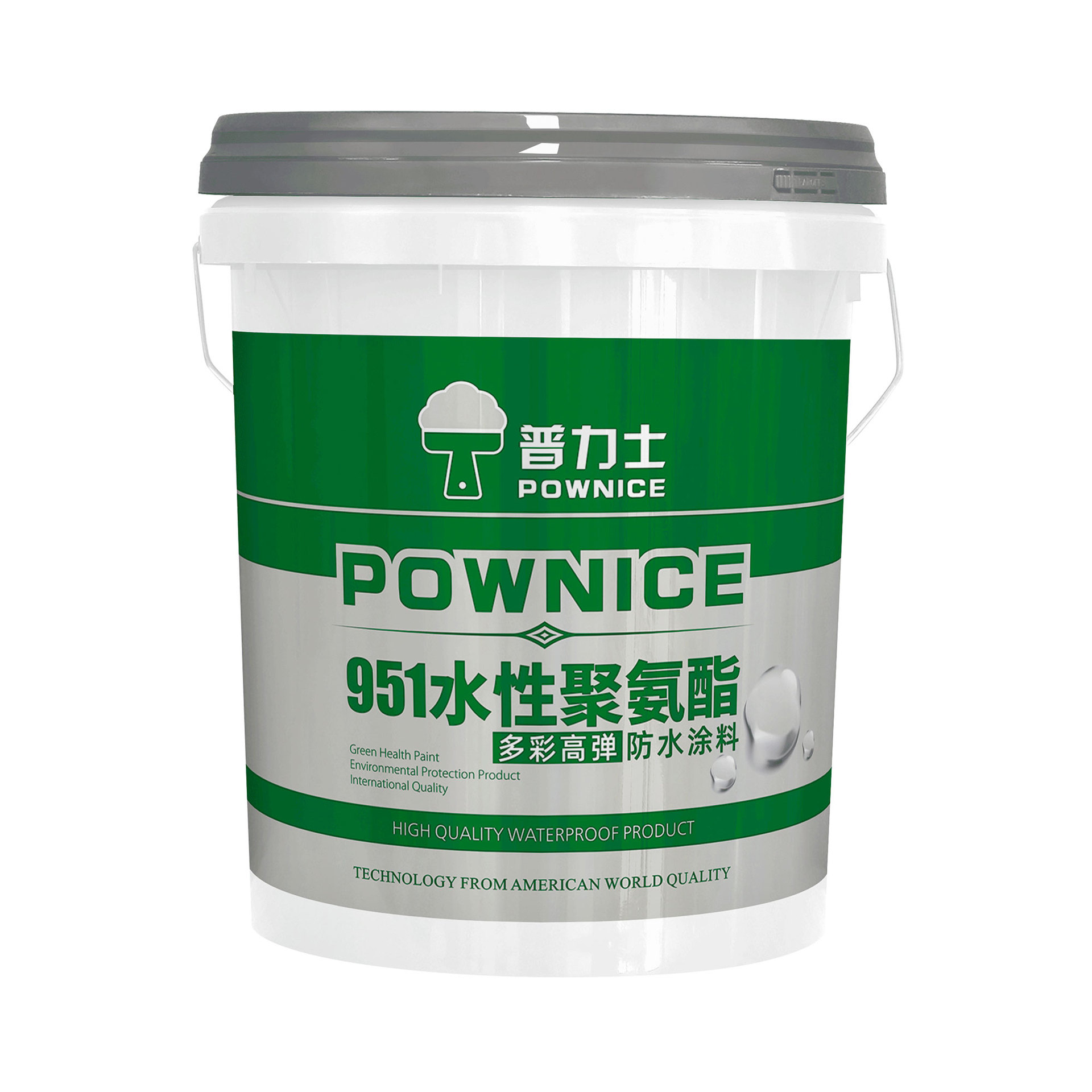 供应普力士单组份彩色房顶漏水楼顶外墙防潮补漏水性聚氨酯防水涂料