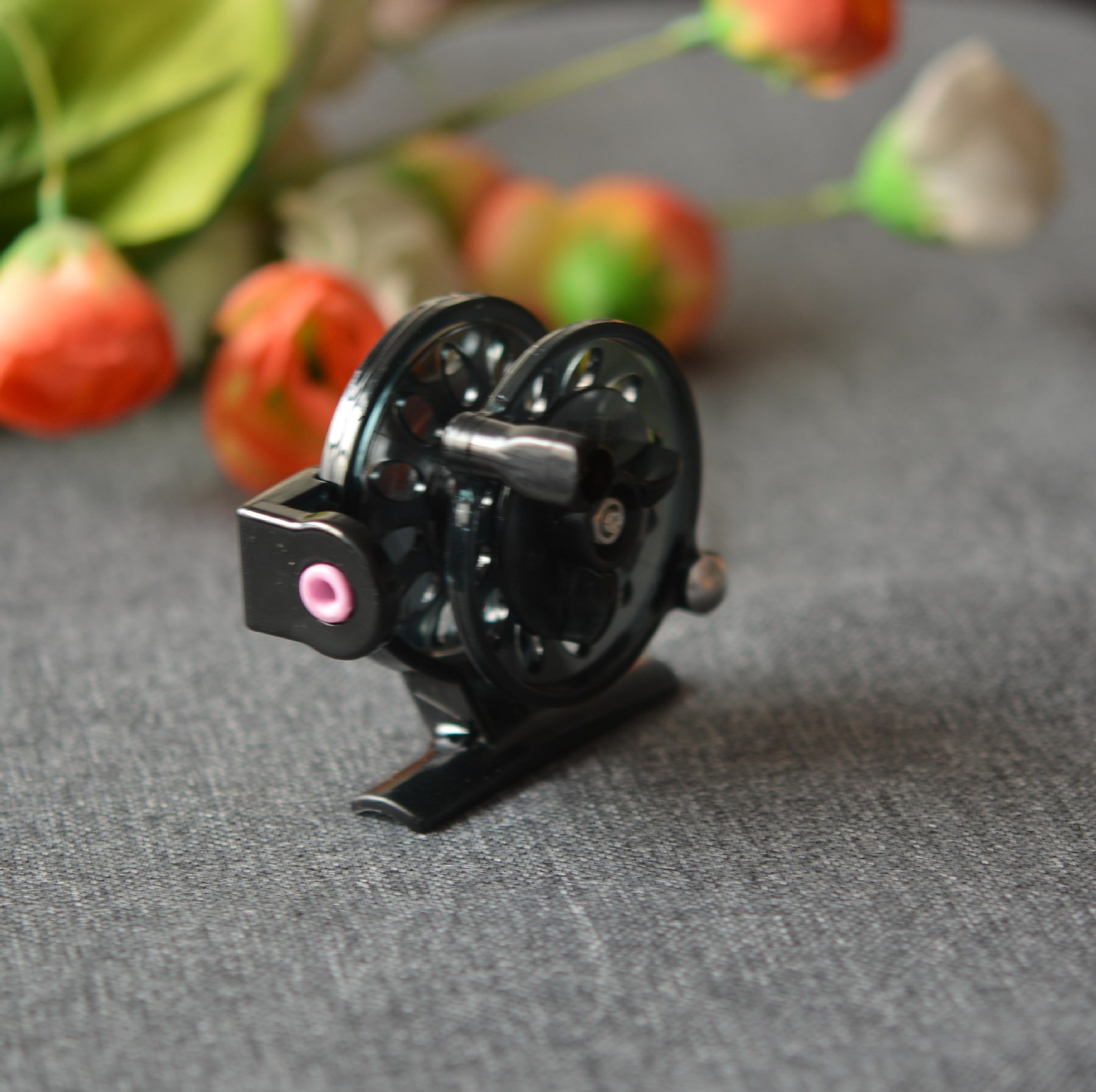 渔轮 塑料冰钓渔线轮 手竿轮 阀轮钓鱼配件