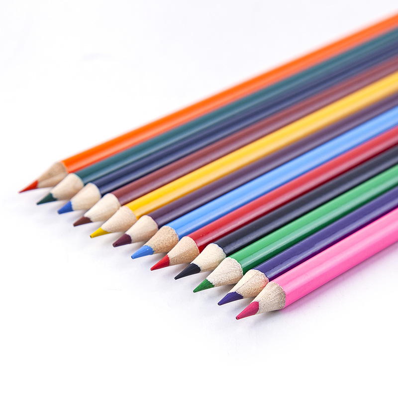 Six Angle Rod Colored Pencil Wooden Colored Pencil Art Drawing Crayons Graffiti Color Pencil