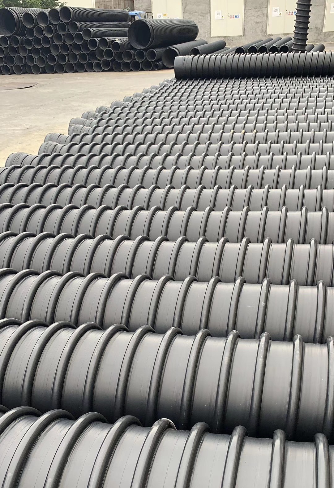 hdpe缠绕结构壁b型管克拉管市政管道热态缠绕增强b型管