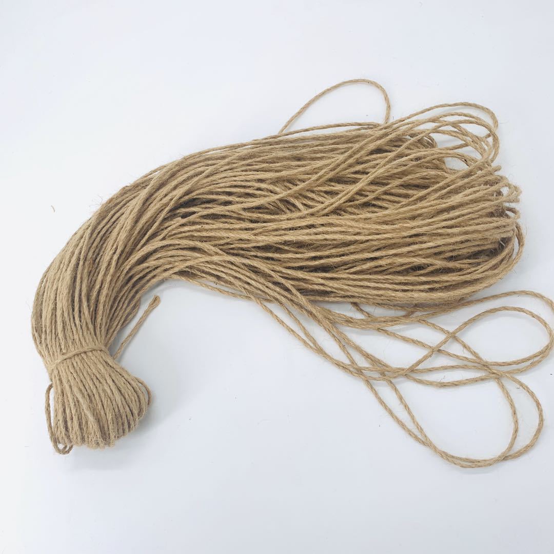 麻绳绳子手工编织装饰绳墙创意diy材料幼儿园捆绑粗细花瓶麻线绳