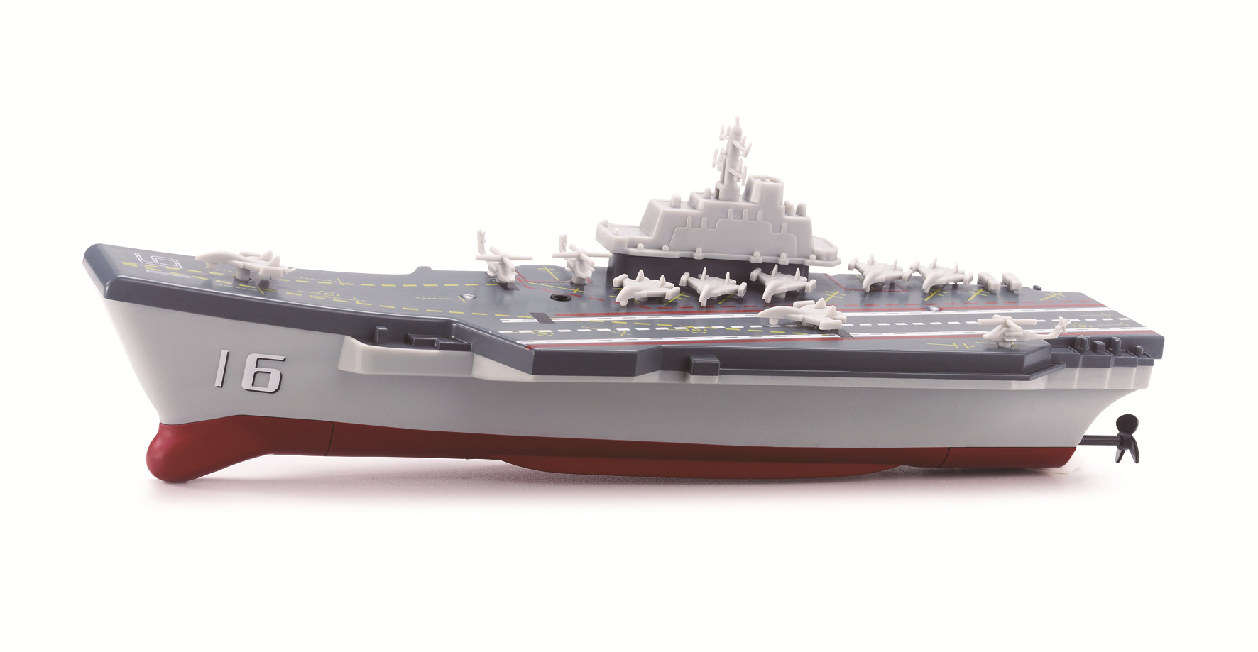 4g迷你遥控航空母舰巡洋舰电动无线遥控船儿童戏水玩具模型