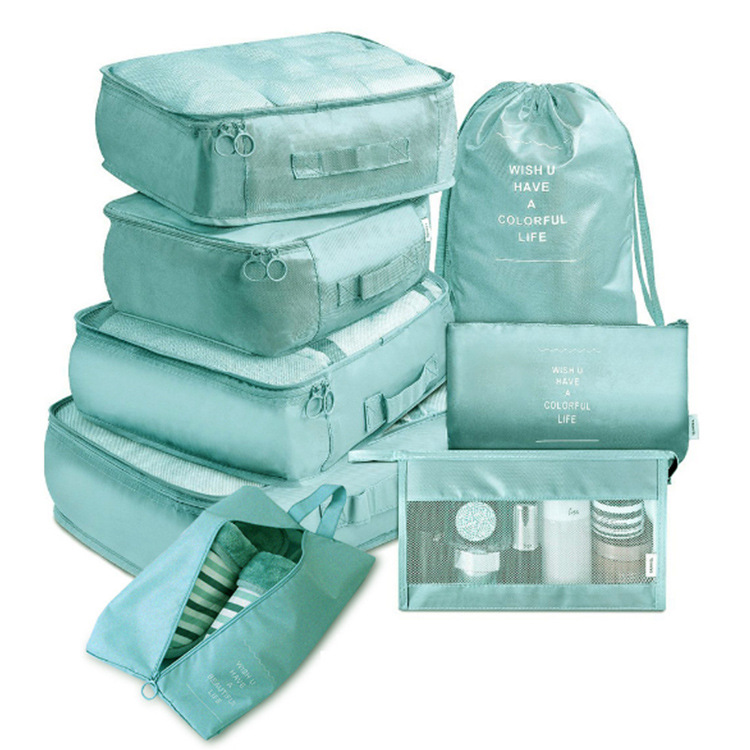Wholesale Travel Storage Set Travel Buggy Bag 8-Piece Set Eight-Piece Set Travel Clothing Classification Storage Bag