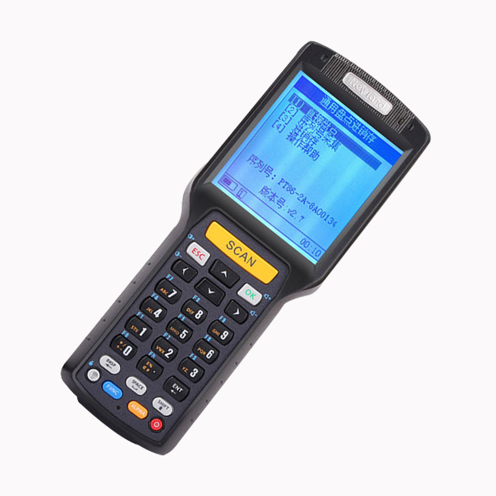新大陆pt86数据采集器带盘点软件仓库服装超市快递无线扫描pda