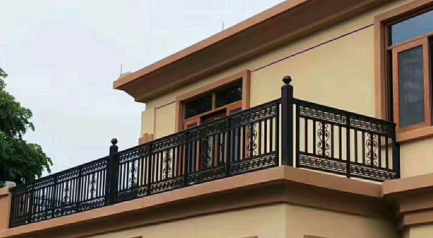 厂家定制铝艺阳台扶手铝合金阳台护栏不锈钢别墅护栏款新价优