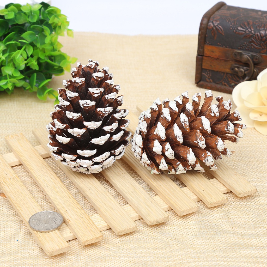 Zakka Groceries Extra Large Brushed Pine Cone Christmas Tree Decoration DIY Creative Decoration Home Shooting Props
