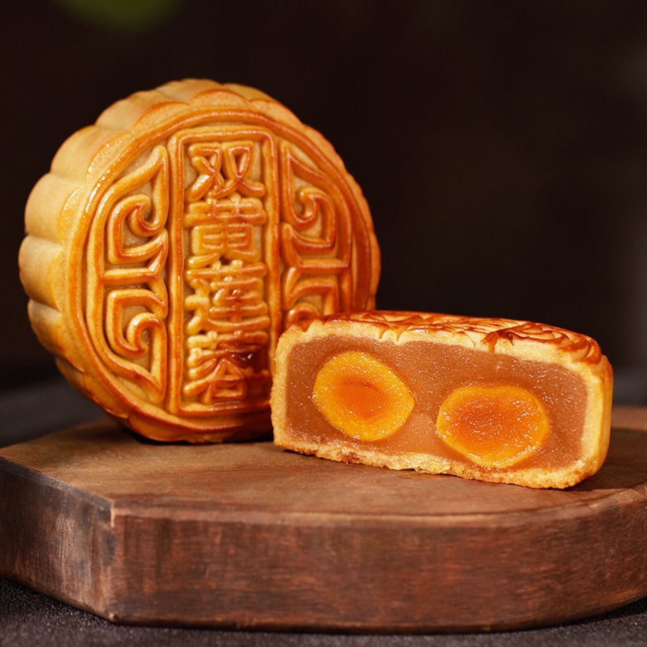 金尊澳门双蛋黄莲蓉月饼礼盒经典铁罐广式月饼 4个双黄莲蓉 600g