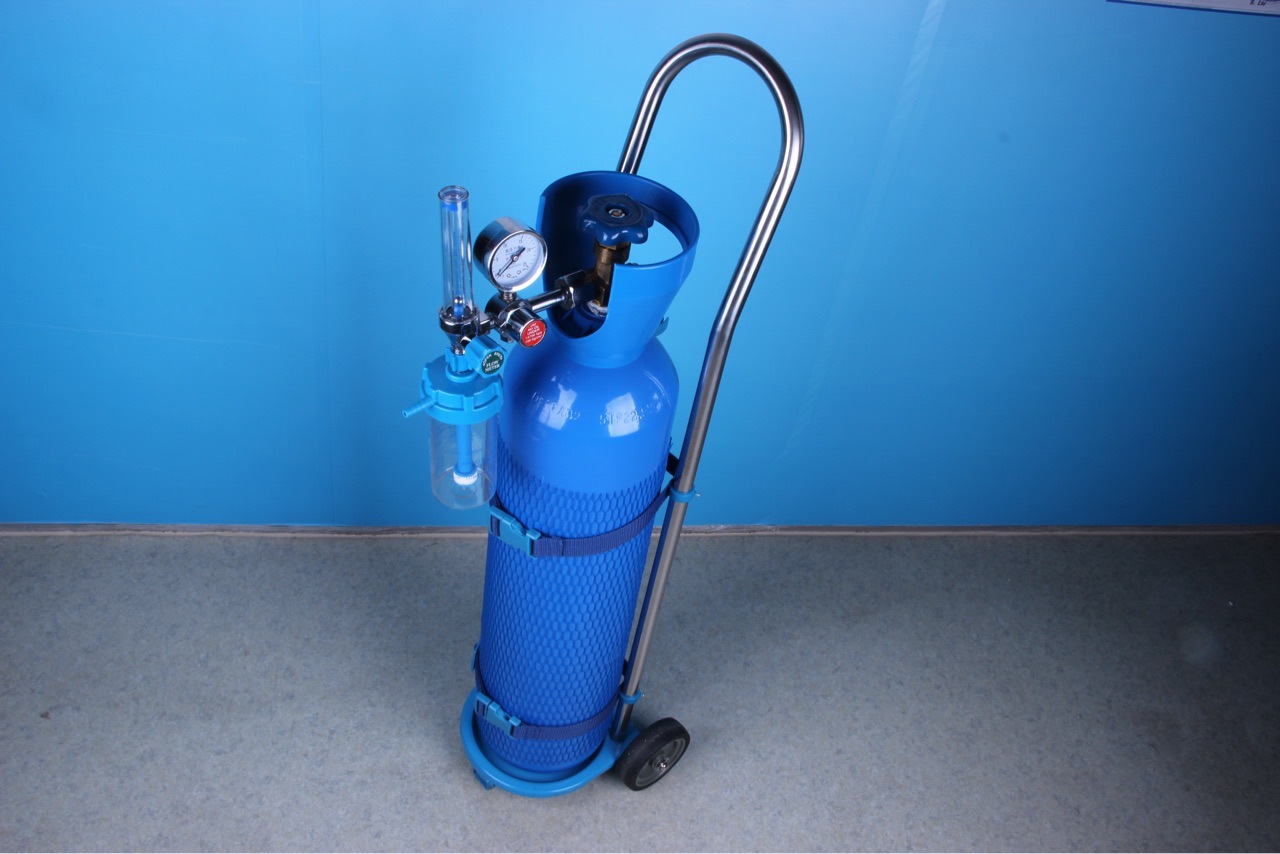 医用氧气罐,氧气瓶,手推式氧气瓶