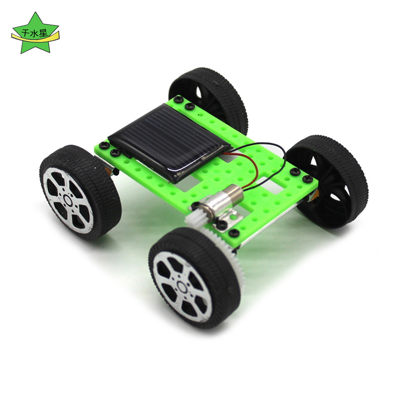 Qianmercury Mini No. 2 Solar Toy Car Children's DIY Hand-Assembled Science Experiment Toy Technology Small Production