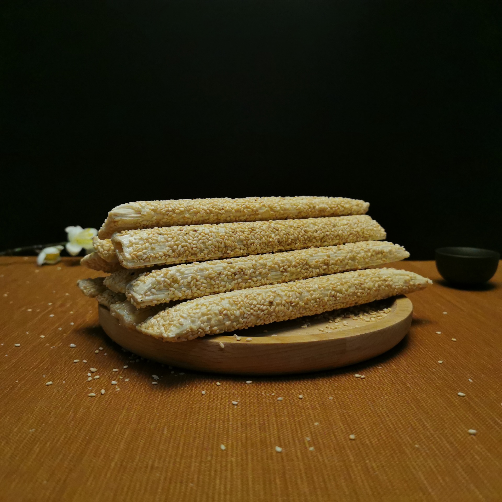 芝麻大糖杆 香酥芝麻糖手工芝麻糖糕点零食香甜可口批发零售