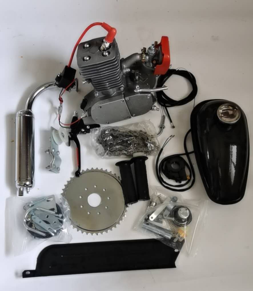 0成交249套49cc 66cc 80cc汽油发动机 优质版 黑色￥330.