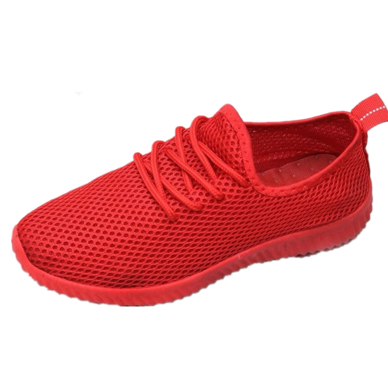 Spring and Autumn Old Beijing Cloth Shoes Female Students Fashionable All-Match Non-Slip Running Sports Red Shoes Women's Single Shoes Canvas Shoes