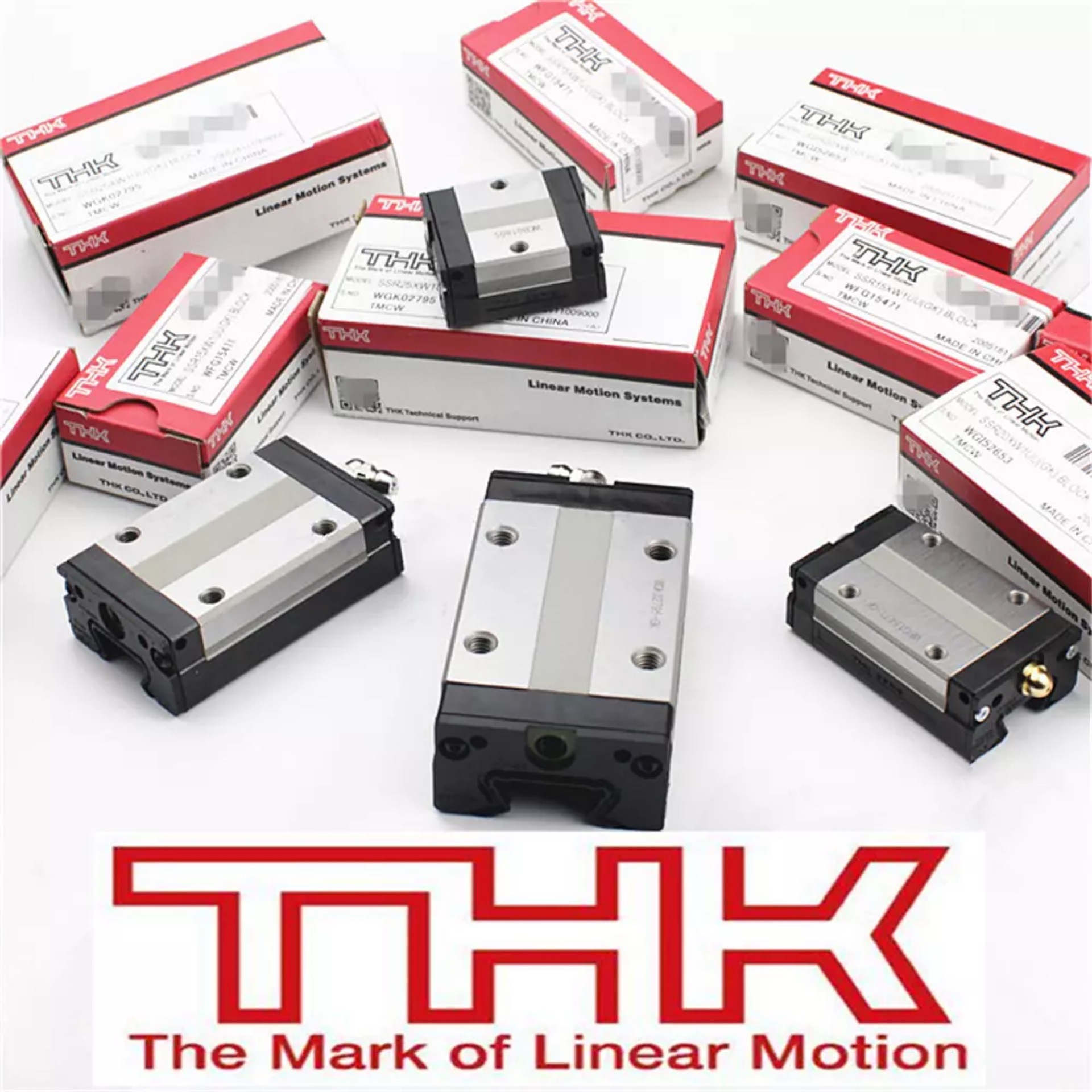 日本原装 thk 直线导轨 滑块 数控机床用shs25v 四方型滑块