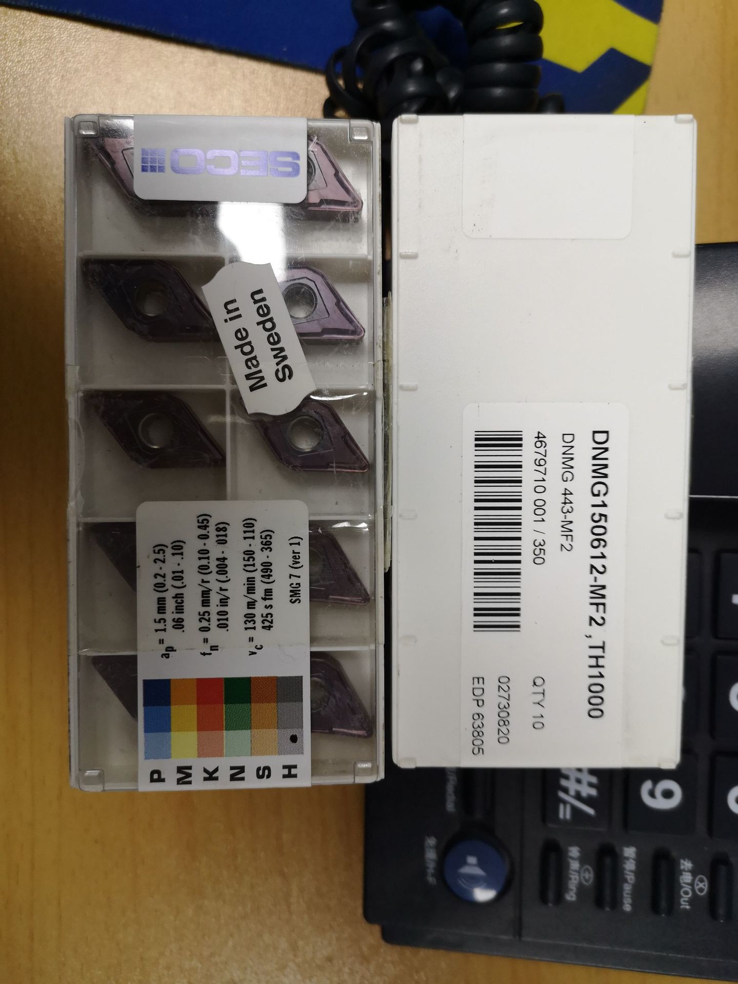 优势供应山高/seco高硬钢 淬火钢专用刀片dnmg150612-mf2 th1000