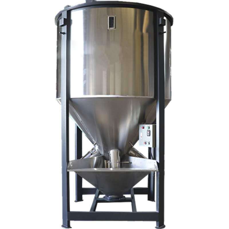 塑料颗粒立式搅拌机 立式加热干燥机 不锈钢混料机