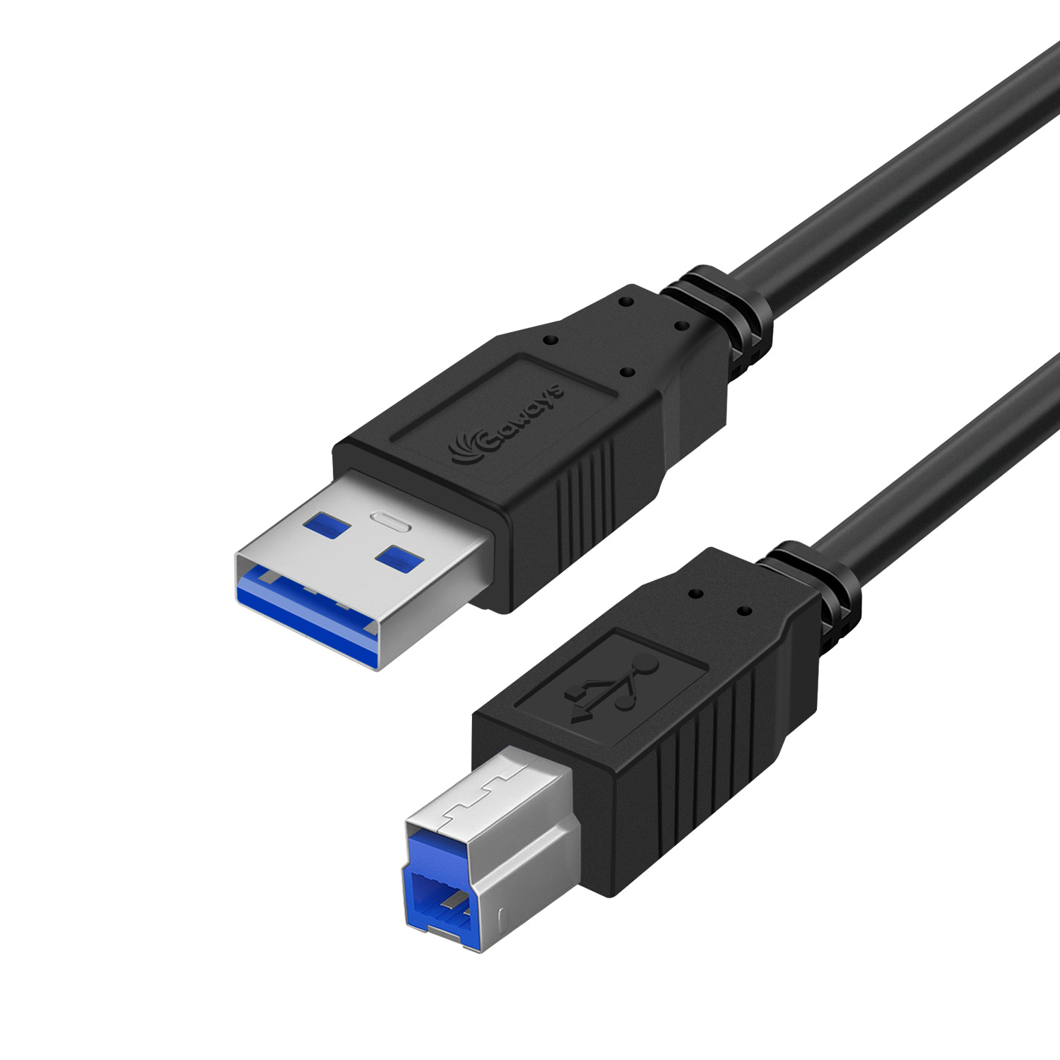 usb3.0高速打印线 a对b公方口 复印机移动硬盘盒光驱数据线