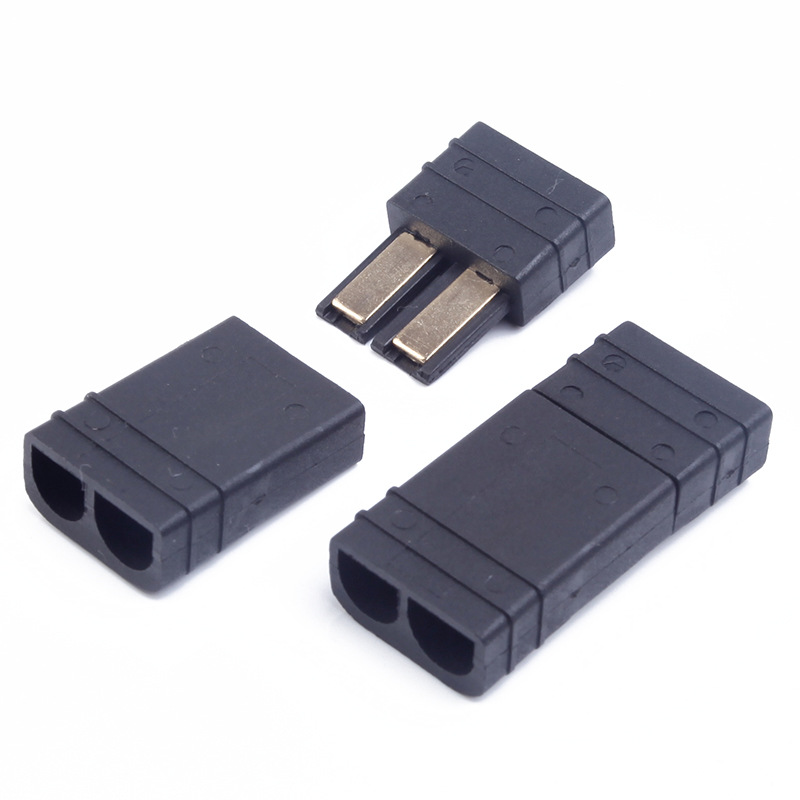 艾迈斯traxxas插头trx紫铜镀金尼龙塑壳大电流amass模型配件