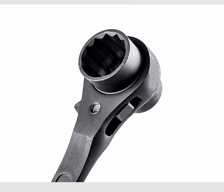 拓驰自动双向尖尾套筒扳手快速棘轮扳手动工具架工尖头省力快棘轮