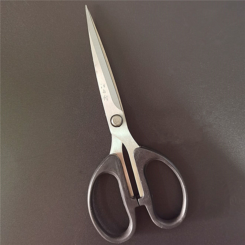 不锈钢黑色剪线头剪子 尖头成人裁缝剪美工刀剪刀家用剪刀