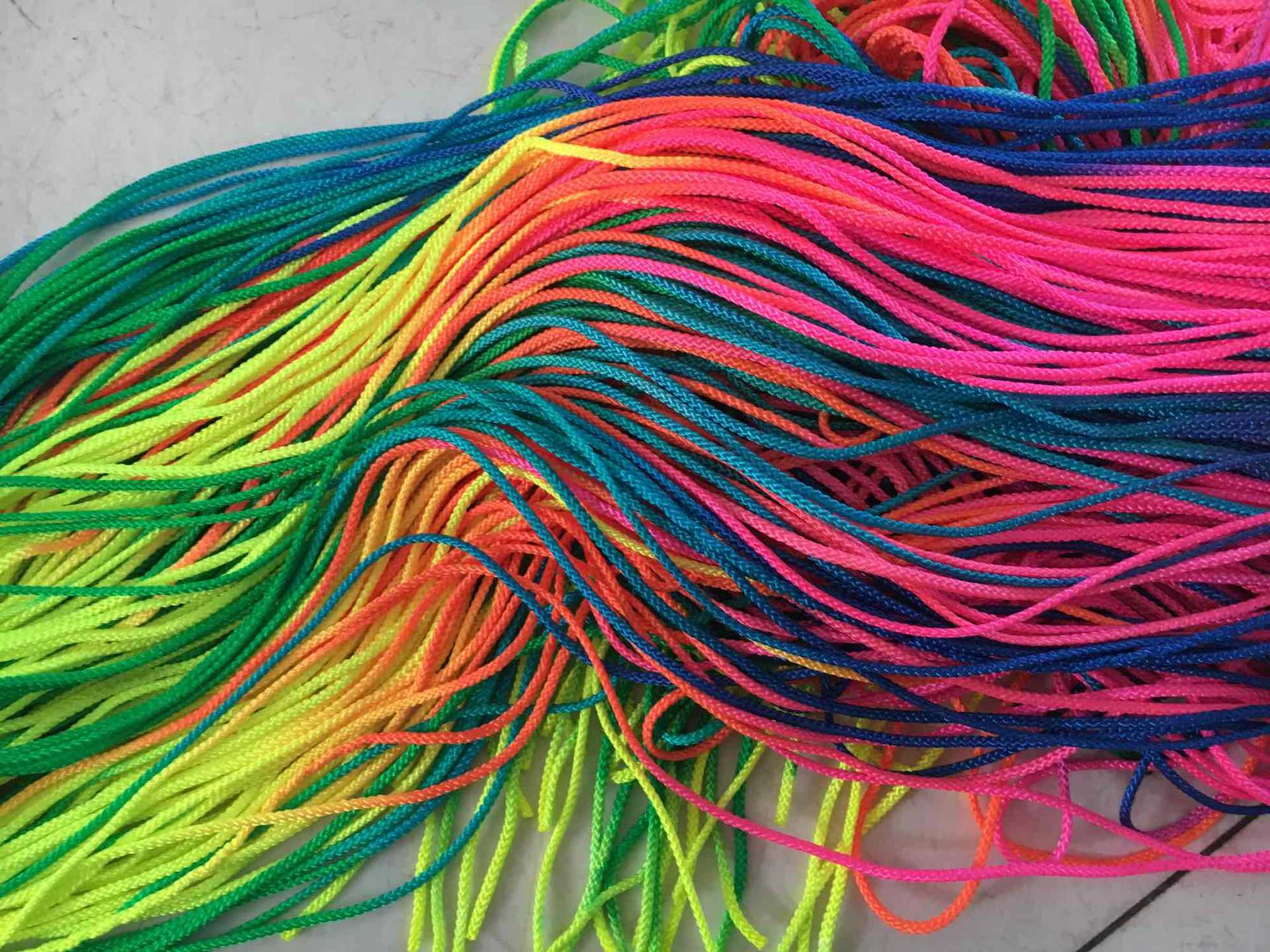 【厂家直销】七彩翻花绳(可做各种翻花绳)小孩儿童学生翻花绳