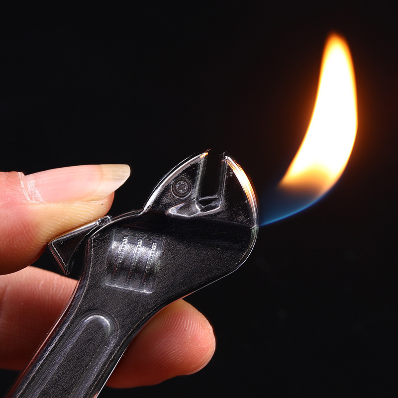 跨境新款个性扳手打火机 新奇特工具打火机礼物 多功能打火机批发