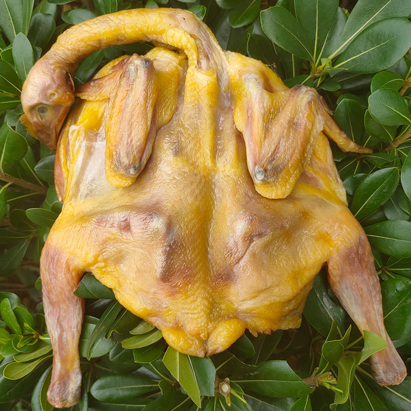 湖北腌腊味特产农家自制风干腊鸡风吹咸鸡整只斤500g店食材批发