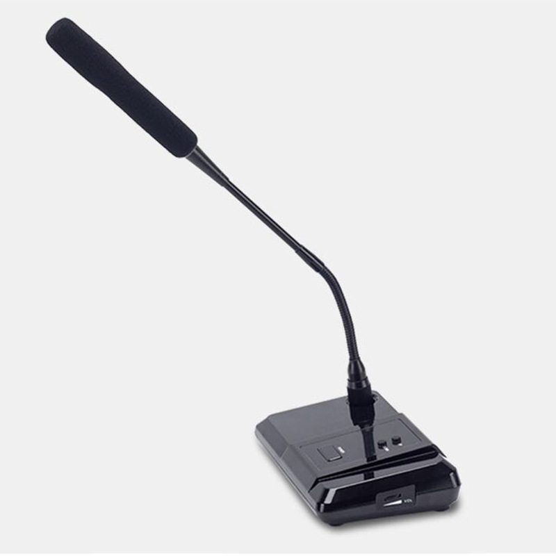 无线桌面麦克风 教学会议室专用小话筒 台式鹅颈式可变颈会议麦