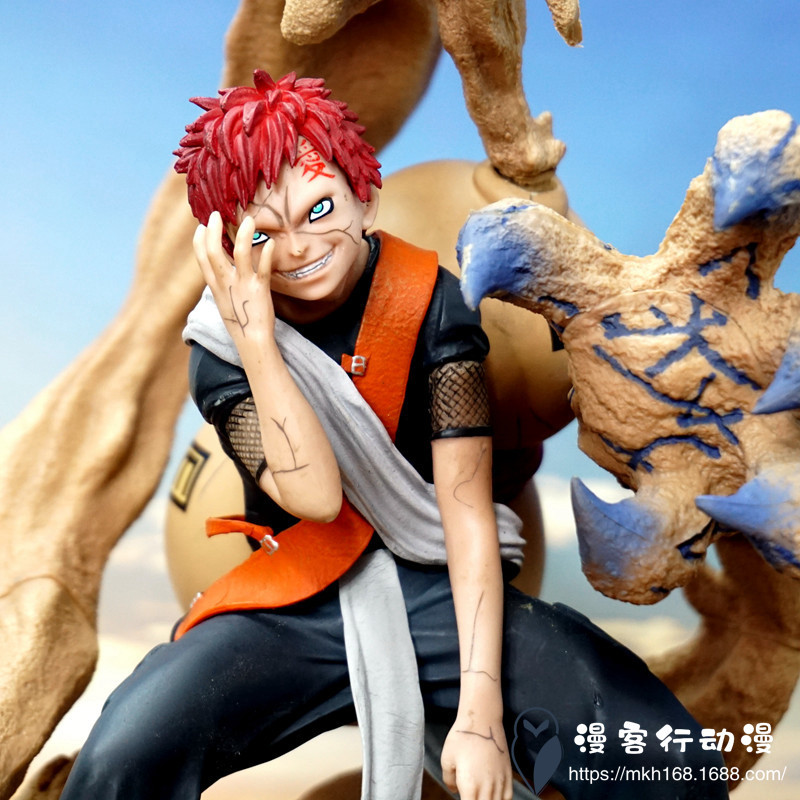 火影忍者 gk 我爱罗 优质版 沙暴3代战斗版 雕像摆件盒装手办模型