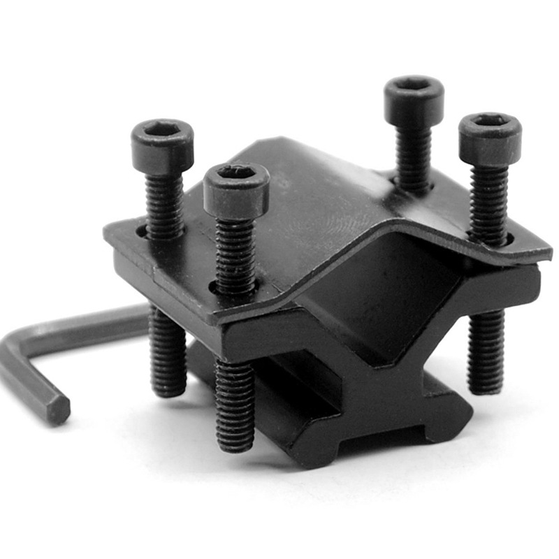 跨境亚马逊蝴蝶夹夹电筒激光圆管夹快排固定夹子燕尾夹瞄准镜夹具