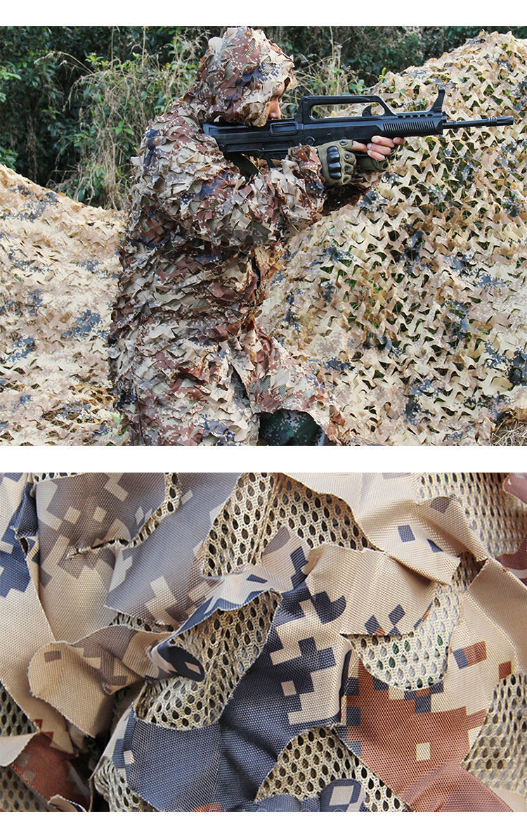 荒漠数码伪装衣 野外训练伪装防护 模拟训练 军迷迷彩套装