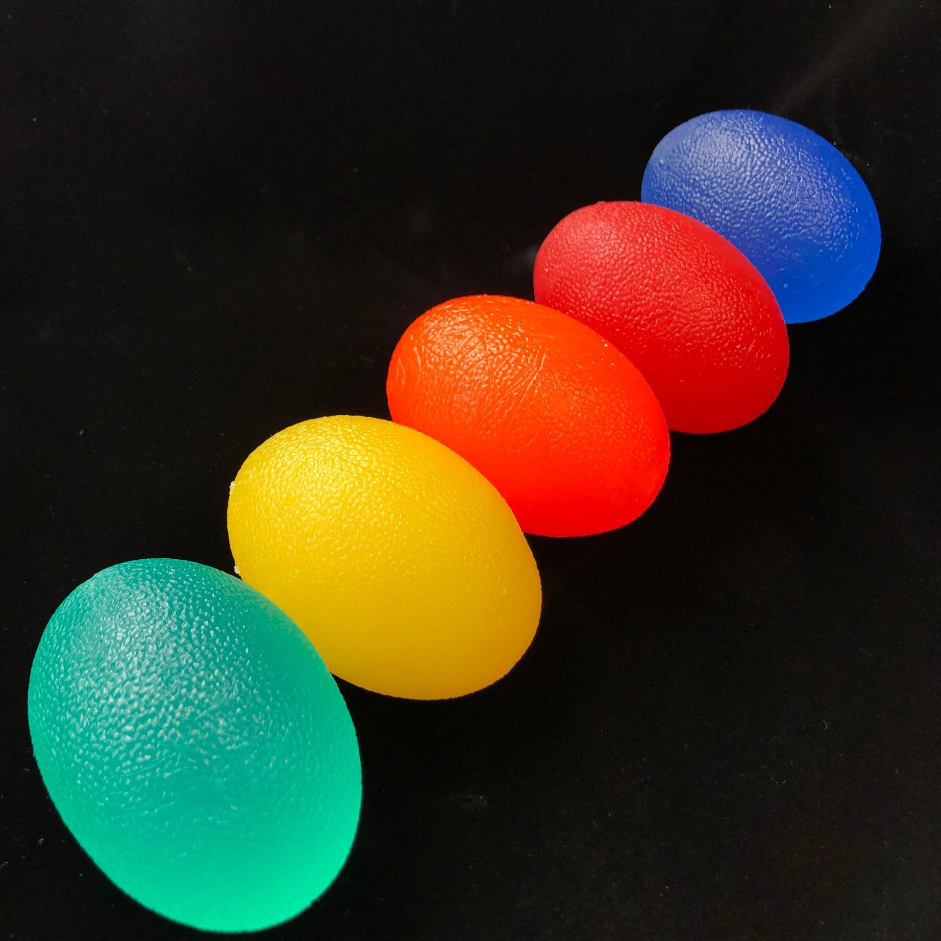 弹力鸡蛋球硅胶握力鸡蛋球健身康复运动手握球男女手部训练鸡蛋球